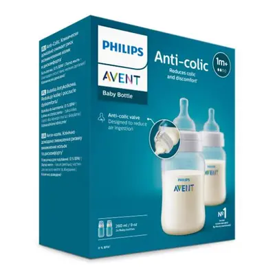 Philips AVENT Láhev Anti-colic 2x260ml 1m+