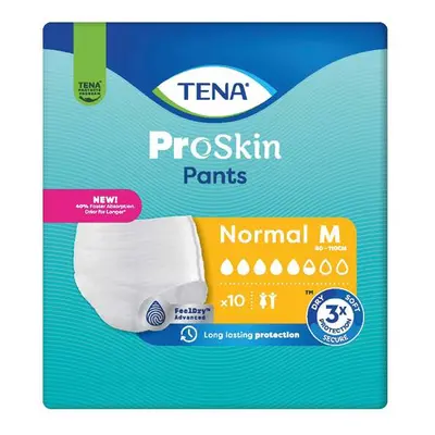 TENA Proskin Pants Normal M Inkontinenční kalhotky 10ks