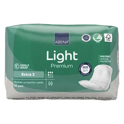 ABENA LIGHT EXTRA 3 VLOŽKY ABSORPČNÍ, 500ML,10KS