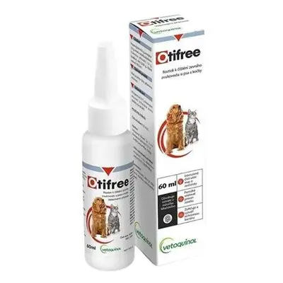 Otifree čistění zevního zvukovodu pes/kočka 60ml