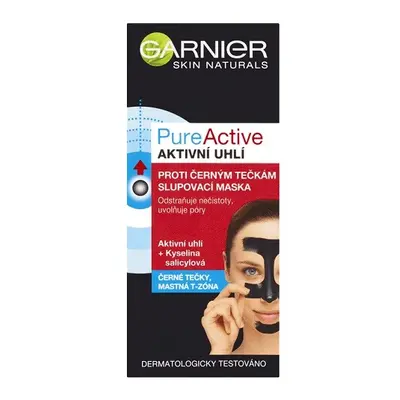 Garnier Pure Active Charcoal slupovací maska proti černým tečkám s aktivním uhlím 50 ml