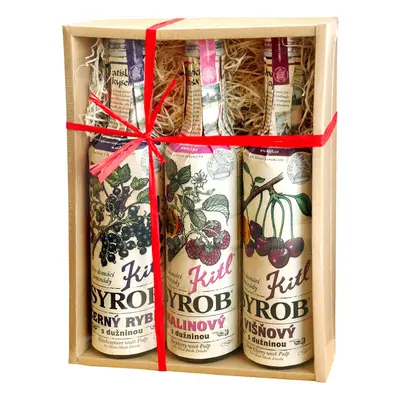 Kitl Syrob Černý rybíz+Malina+Višeň 3x500ml