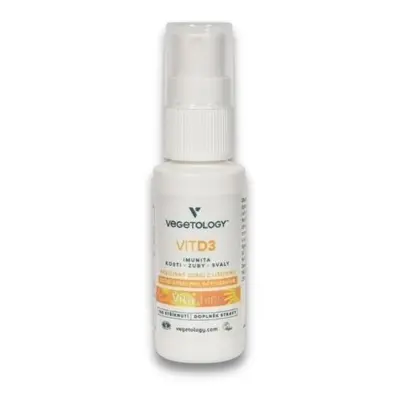 Vegetology VitD3 Vitashine ve spreji 1000IU 20ml