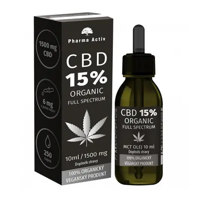 CBD 15% Full Spectrum 1500mg Organic 10ml