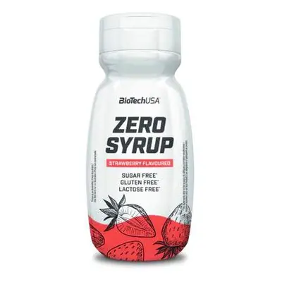 BioTech Zero Syrup 320ml jahody