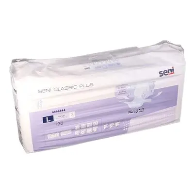 SENI CLASSIC PLUS LARGE KALHOTKY ABSORPČNÍ PRODYŠNÉ NOČNÍ, BOKY 100-150CM,