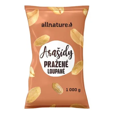 Allnature Arašídy pražené loupané nesolené 1000g