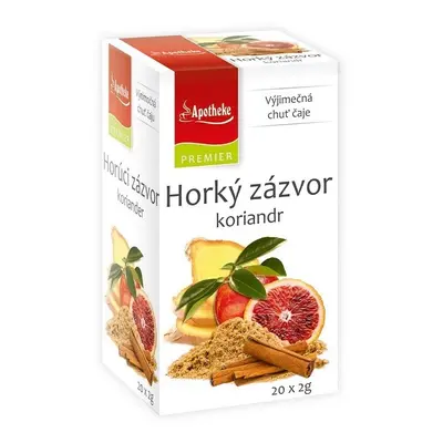 Apotheke Horký zázvor a koriandr čaj 20x2g