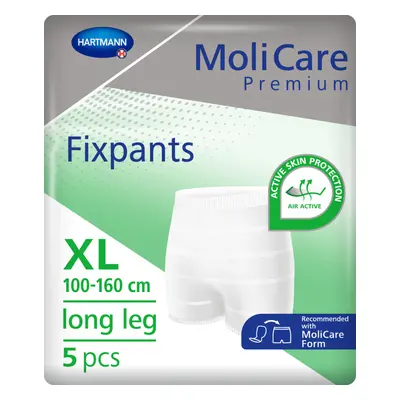 FIXAČNÍ KALHOTKY MOLICARE PREMIUM FIXPANTS XL OBVOD BOKŮ 100-160CM,5KS