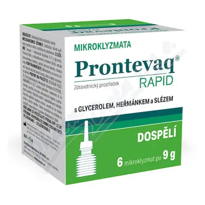 Prontevaq RAPID mikroklyzma dospělí 6x9g