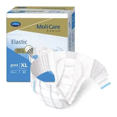 KALHOTKY ZALEPOVACÍ MOLICARE ELASTIC 6 KAPEK XL BOKY 140-175CM,2786ML,14KS