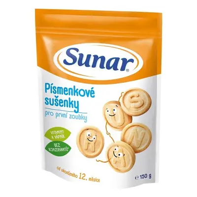 Sunar dětské sušenky písmenkové 150 g