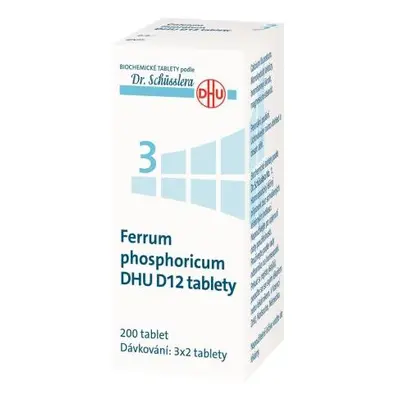 FERRUM PHOSPHORICUM DHU D6(D12) TBL NOB 200