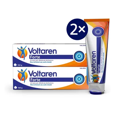 Voltaren Forte 20 mg/g gel proti bolesti 150g - balení 2 ks