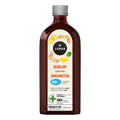 LEROS sirup Imunita zázvor 250ml