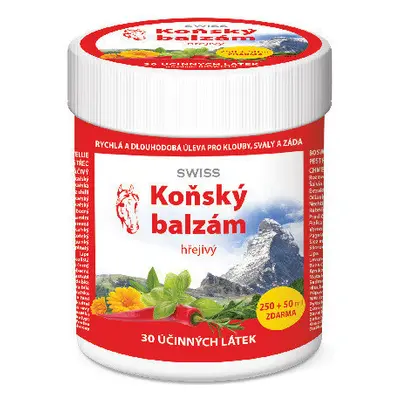 Koňský balzám SWISS hřejivý 250 + 50 ml