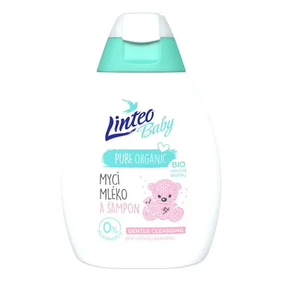 Dětské mycí mléko a šampon LINTEO BABY s BIO měsíčkem lékařským 250ml