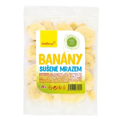 Banány lyofilizované 20 g Wolfberry