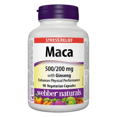 Webber Naturals Maca with Ginseng 500/200 mg 90 cps