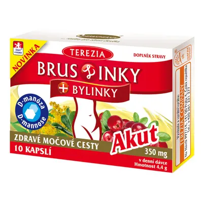 TEREZIA BrusLinky + bylinky AKUT 10 kapslí