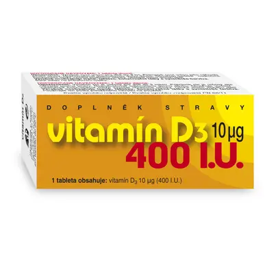 NATURVITA Vitamín D3 400 I.U. tbl.90