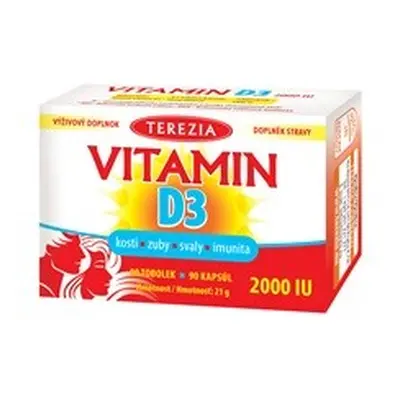 TEREZIA Vitamín D3 2000 IU 90 tobolek