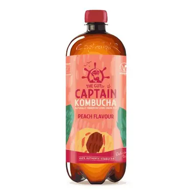 The Gutsy Captain Kombucha broskev BIO 1l