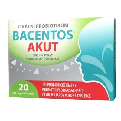 BACENTOS AKUT orální probiotikum tbl.20