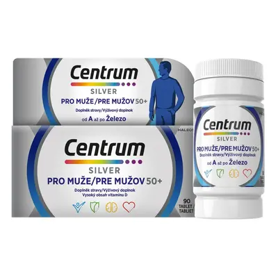 Centrum multivitamín pro muže 50+ 90 tablet