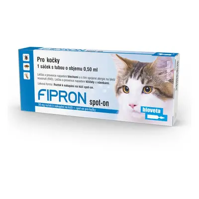 FIPRON 50mg k nakapání na kůži-spot-on pro kočky