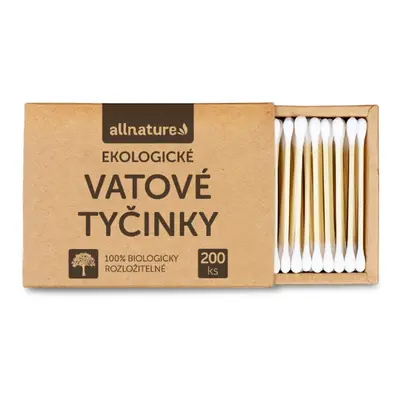 Allnature Ekologické vatové tyčinky 200ks