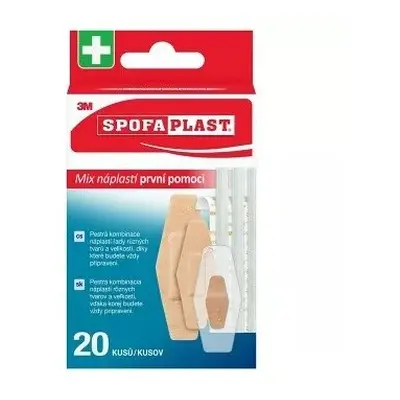 3M Spofaplast 607 Náplasti první pomoci mix 20ks