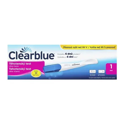 Clearblue ULTRA ČASNÝ těhotenský test 1ks