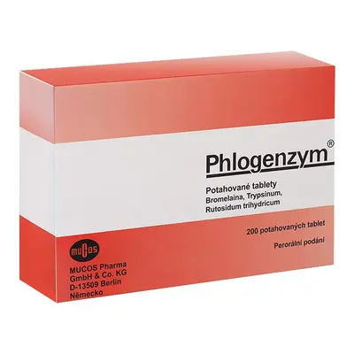 PHLOGENZYM 90MG/48MG/100MG TBL ENT 200 III