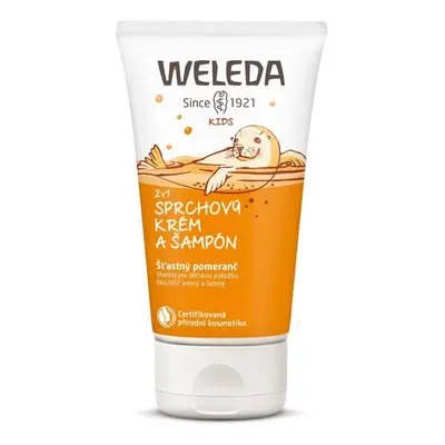 WELEDA 2v1 sprchový krém a šampon Šťastný pomeranč 150ml