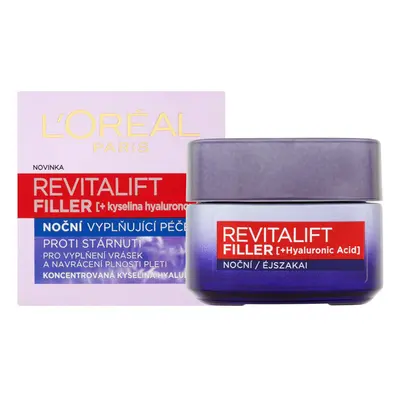 L’Oréal Paris Revitalift Filler vyplňující noční krém proti stárnutí pleti 50ml