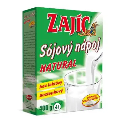 Sójový nápoj Zajíc natural 400g