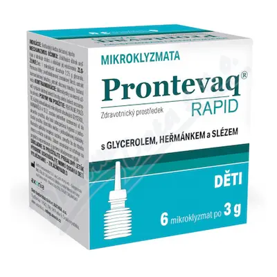 Prontevaq RAPID mikroklyzma děti 6x3g