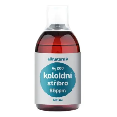 Allnature Koloidní stříbro Ag200 25ppm 500ml