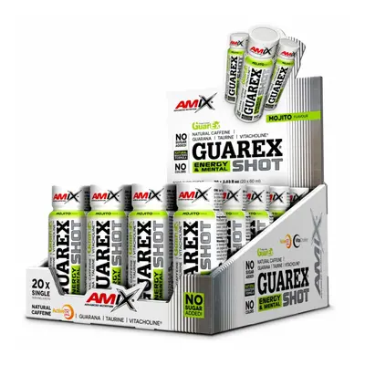 Amix Guarex Energy & Mental SHOT 20 x 60 ml mojito