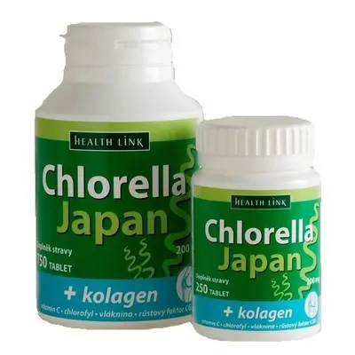 Chlorella Japan + kolagen tbl.750