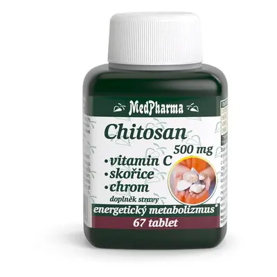 MedPharma Chitosan 500mg+vit.C+chrom tbl.67