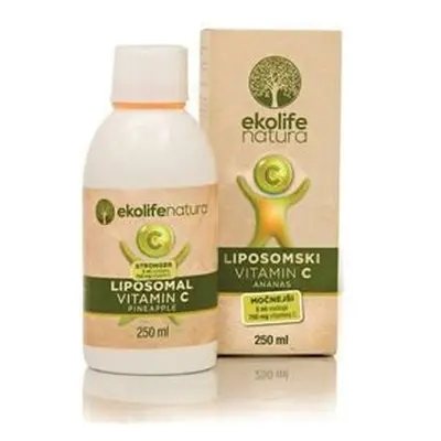 Ekolife Natura Liposomal Vitamin C 750 mg 250 ml ananas (Lipozomální vitamín C)