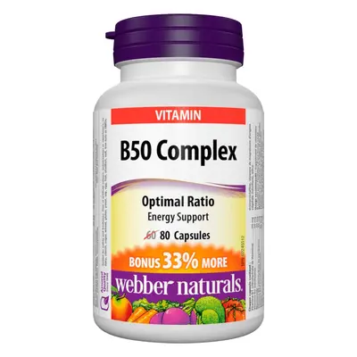 Webber Naturals B50 Complex 80 cps