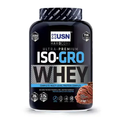 USN Iso-Gro Whey Protein 2000 g chocolate