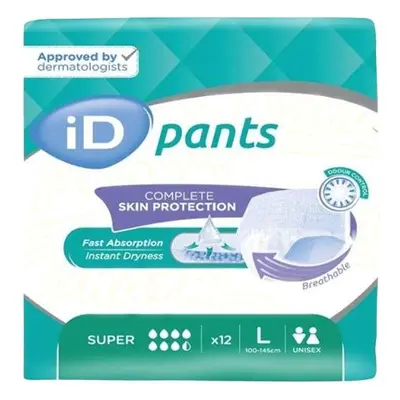 ID PANTS LARGE SUPER N9 KALHOTKY ABSORPČNÍ NAVLÉKACÍ, BOKY 100-145CM,2 080