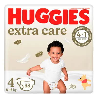 HUGGIES extra care 4 8-16kg 33ks