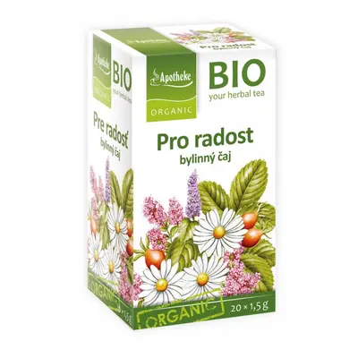 Apotheke BIO Pro radost bylinný čaj 20x1.5g