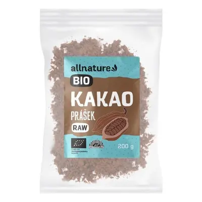 Allnature Kakaový prášek RAW BIO 200g