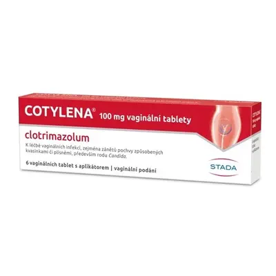 COTYLENA 100MG VAG TBL NOB 6